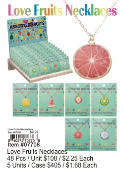 Love Fruits Necklaces